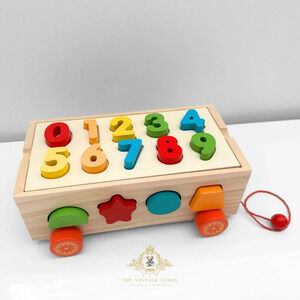 NWT Cute Numbers & Shapes Trailer Fun Play Set Children’s Early Learning Toys